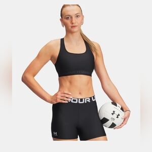 Under Armour Women's Crossback Black Sports Bra